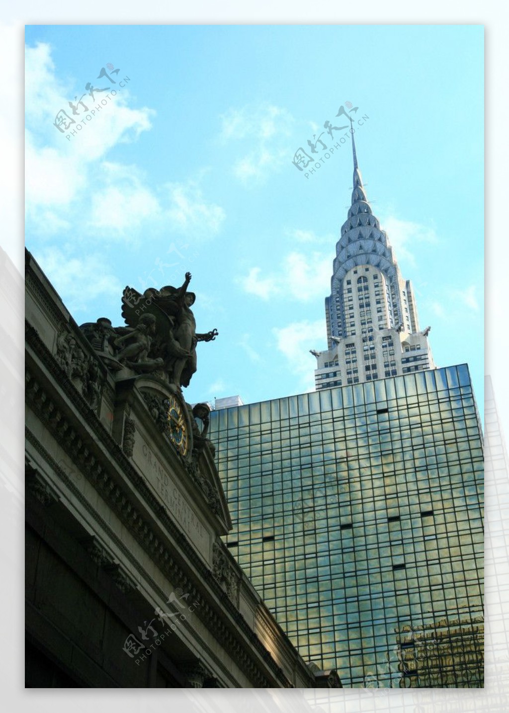纽约第五大道中央车站屋顶图片