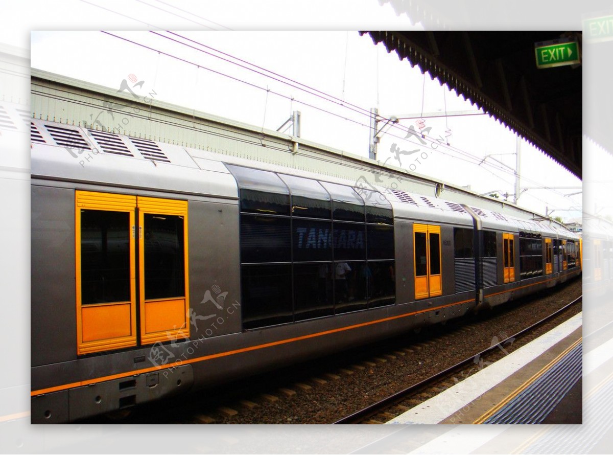 悉尼的城市火车图片