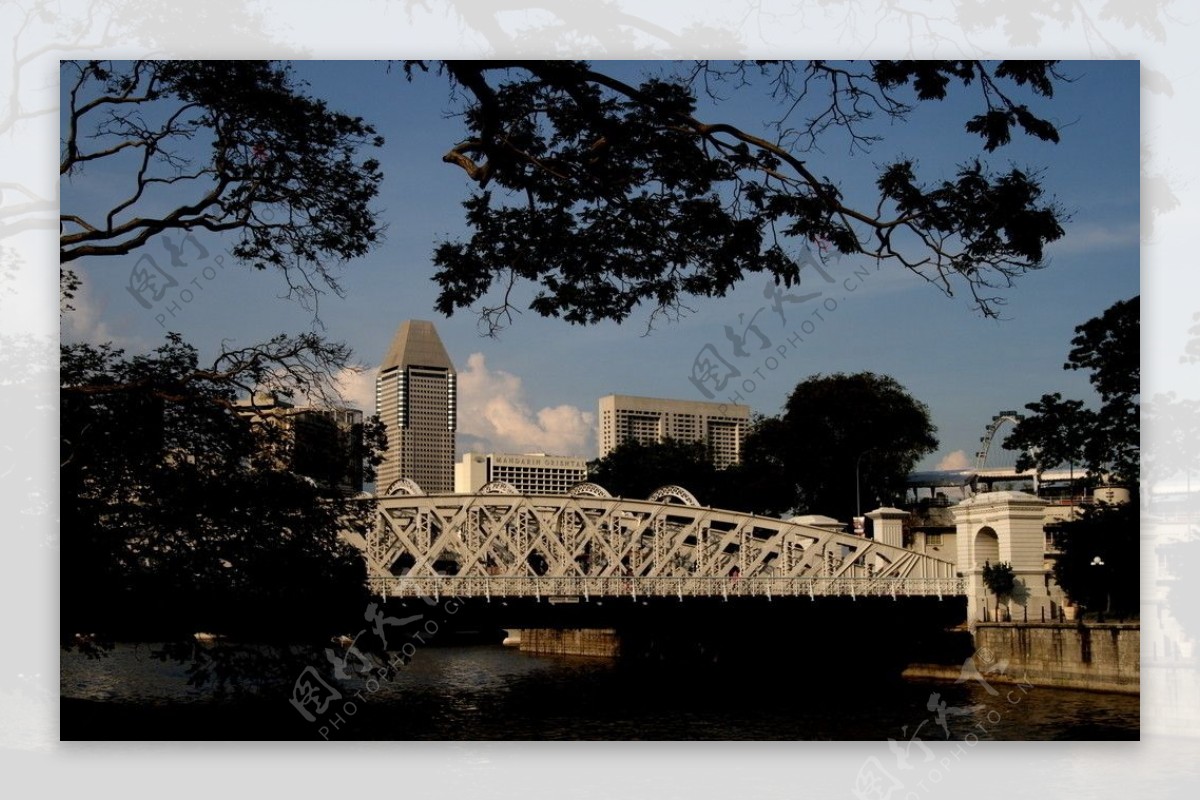 新加坡著名的安德孙铁桥图片