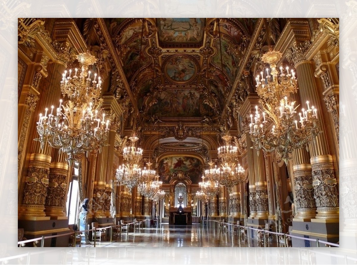 巴黎巴黎歌剧院水晶宫大厅图片