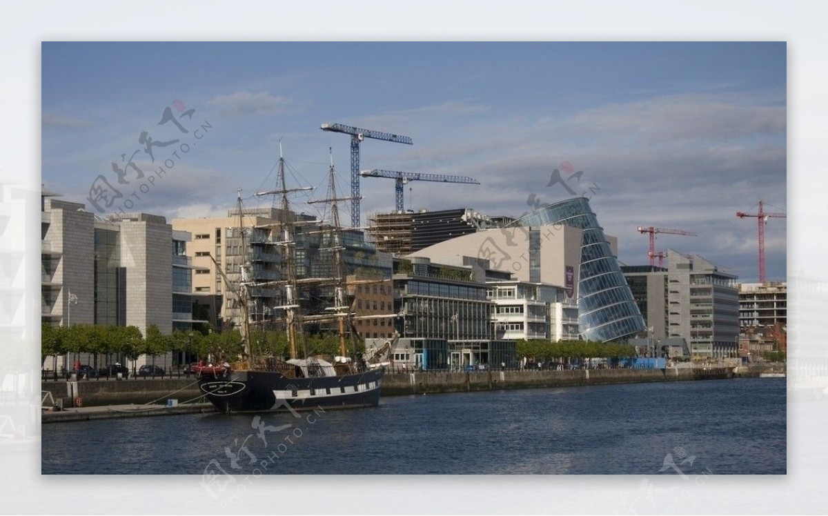 爱尔兰都柏林市内景色图片