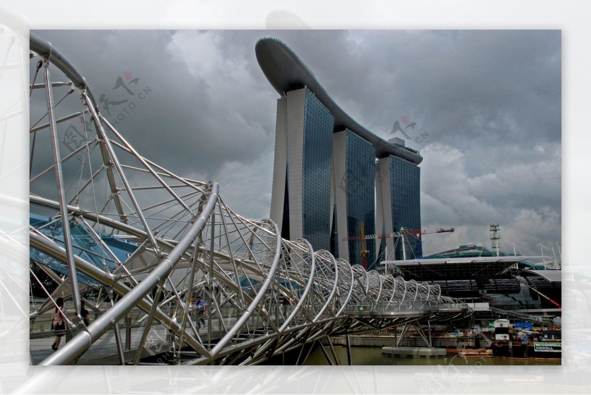 新加坡滨海湾金沙酒店式赌场图片
