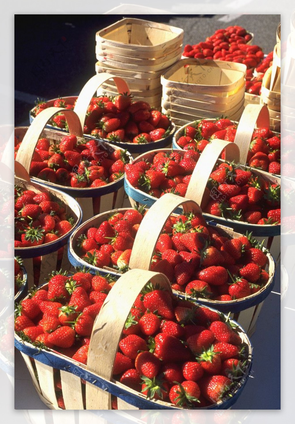普罗旺斯市场的草莓图片