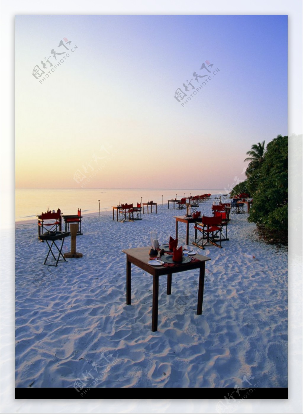 沙滩餐厅图片