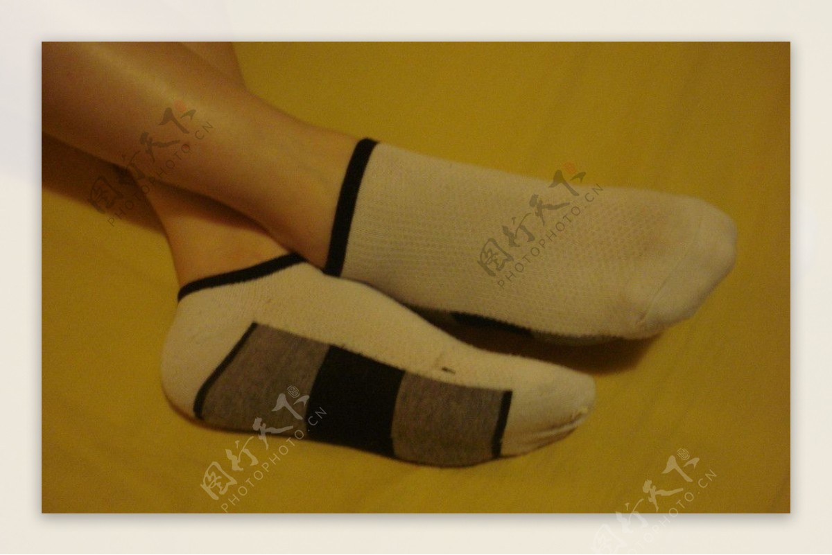 袜啵啵005期：小甜豆-帆布鞋、薄白丝（脚尖加固款）、袜啵啵原创摄影 - 袜啵啵原创摄影作品