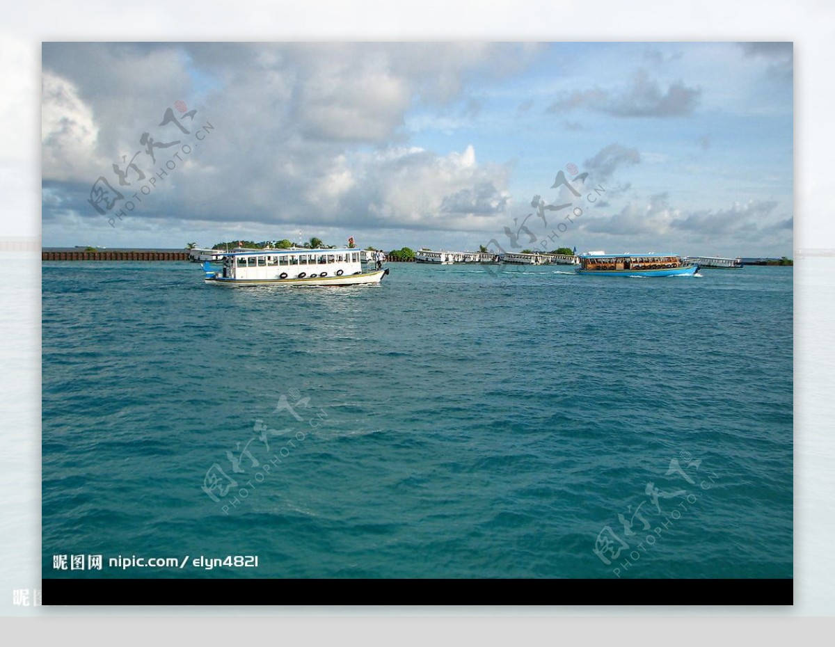 马尔代夫的海水图片