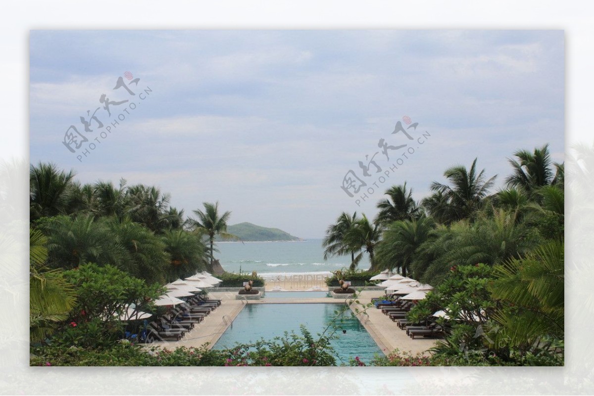 酒店海景热带风情图片