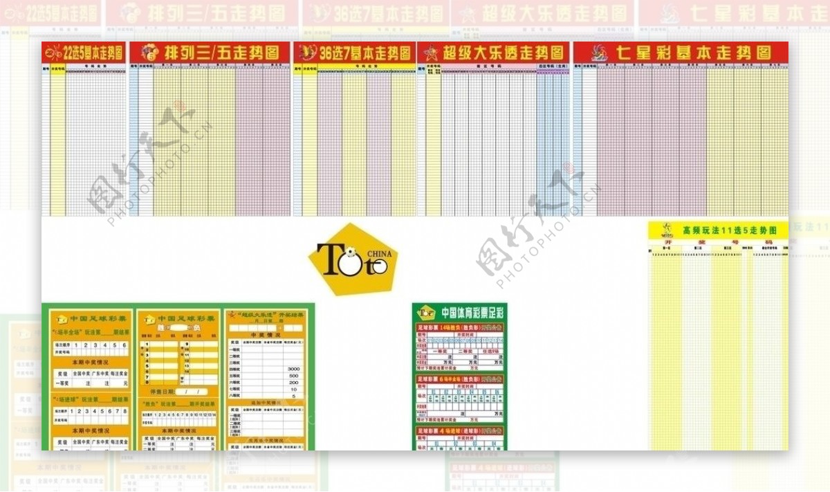 体彩走势图图片