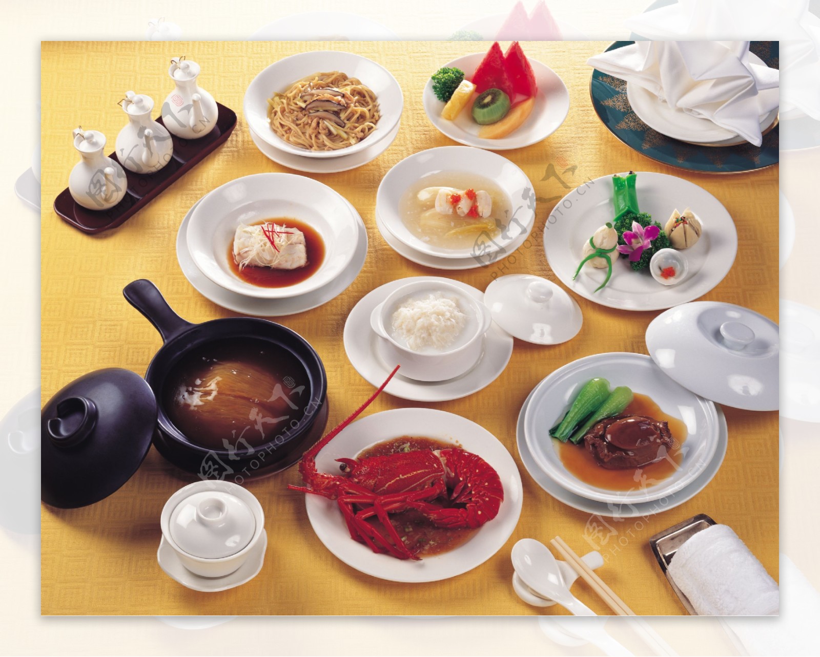 五星大饭店精品中式国宴菜肴图片