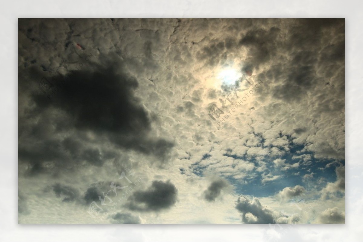 台湾台北天空云彩之美图片