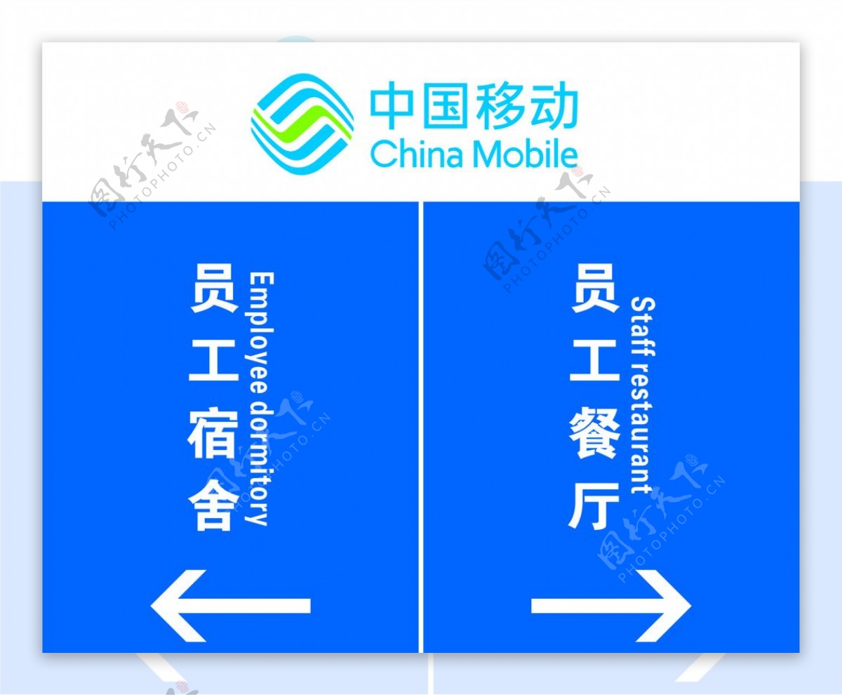中国移动楼层指示牌图片