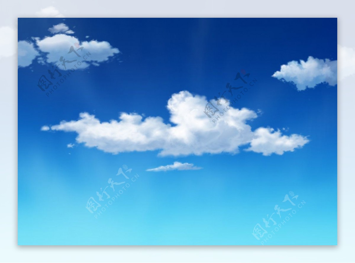 动画背景云漂浮图片