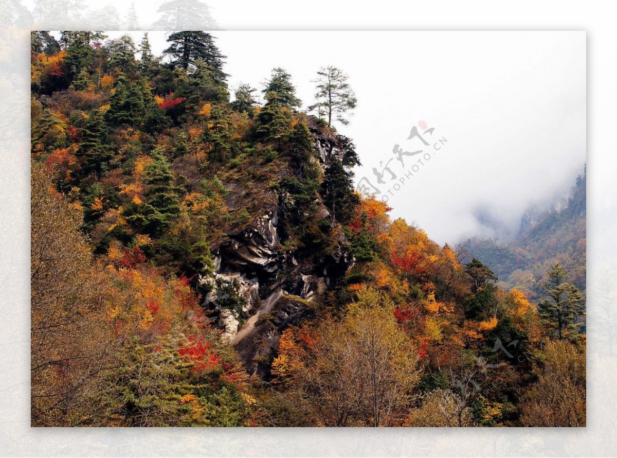 丹云峡之秋图片