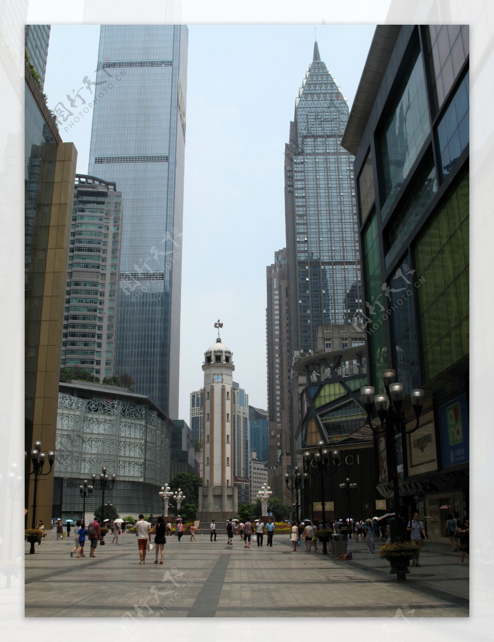 重庆解放碑购物广场图片