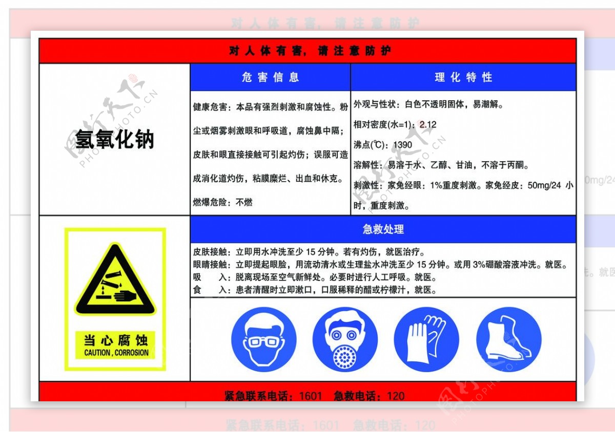 化学品安全信息告知牌图片