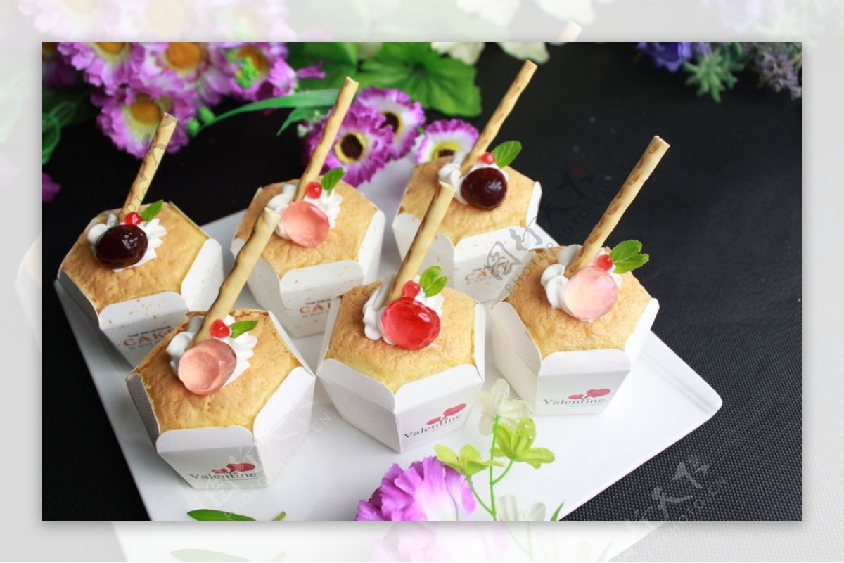 北海道奶油蛋糕图片
