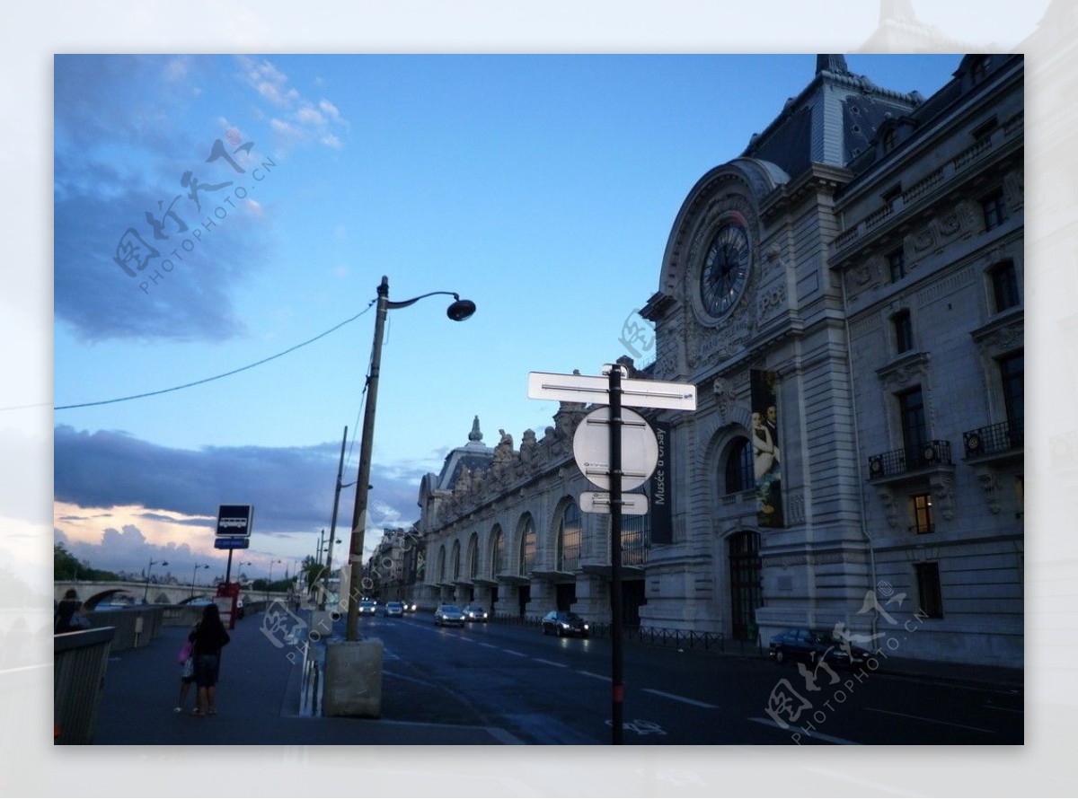 巴黎街景奥赛美术馆图片
