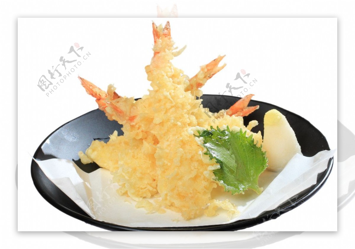日本黄金虾球菜式图片