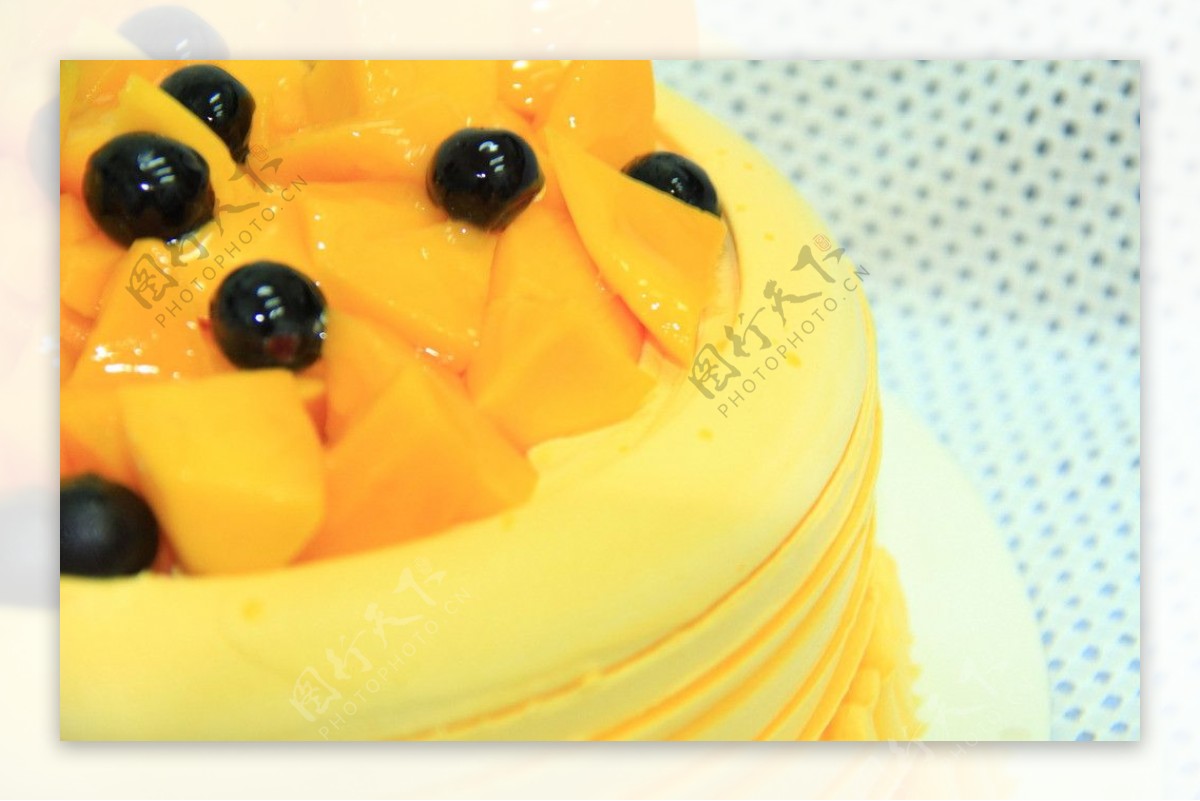 芒果蛋糕图片