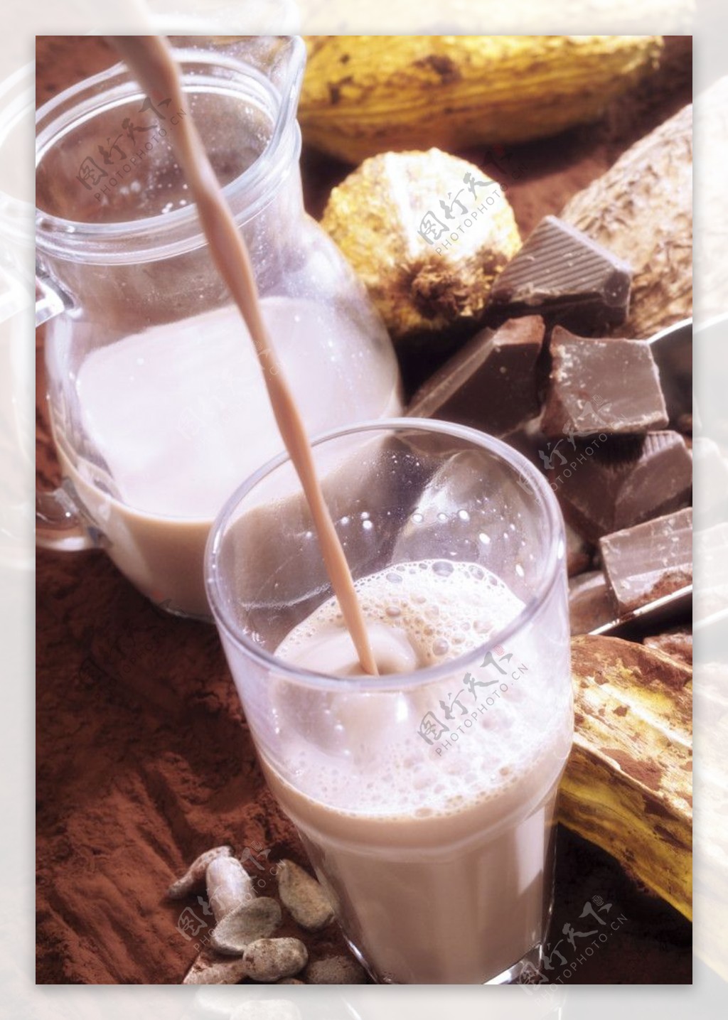 牛奶巧克力图片