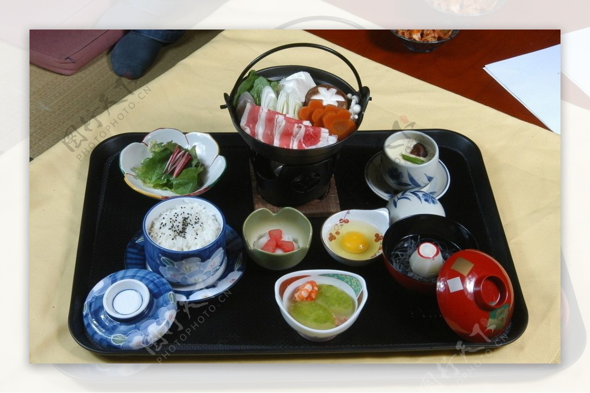 日式小火锅套餐图片
