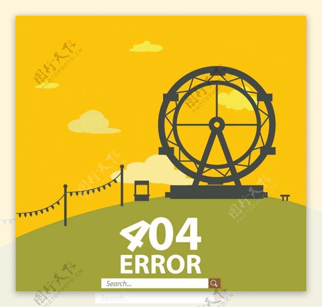 网站404页面崩溃图片