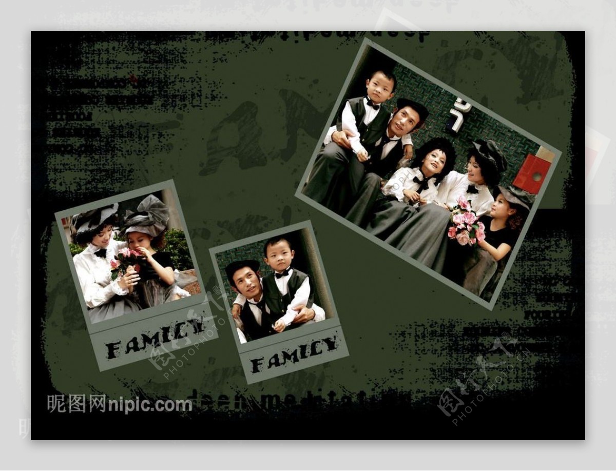 家庭摄影相册模板图片