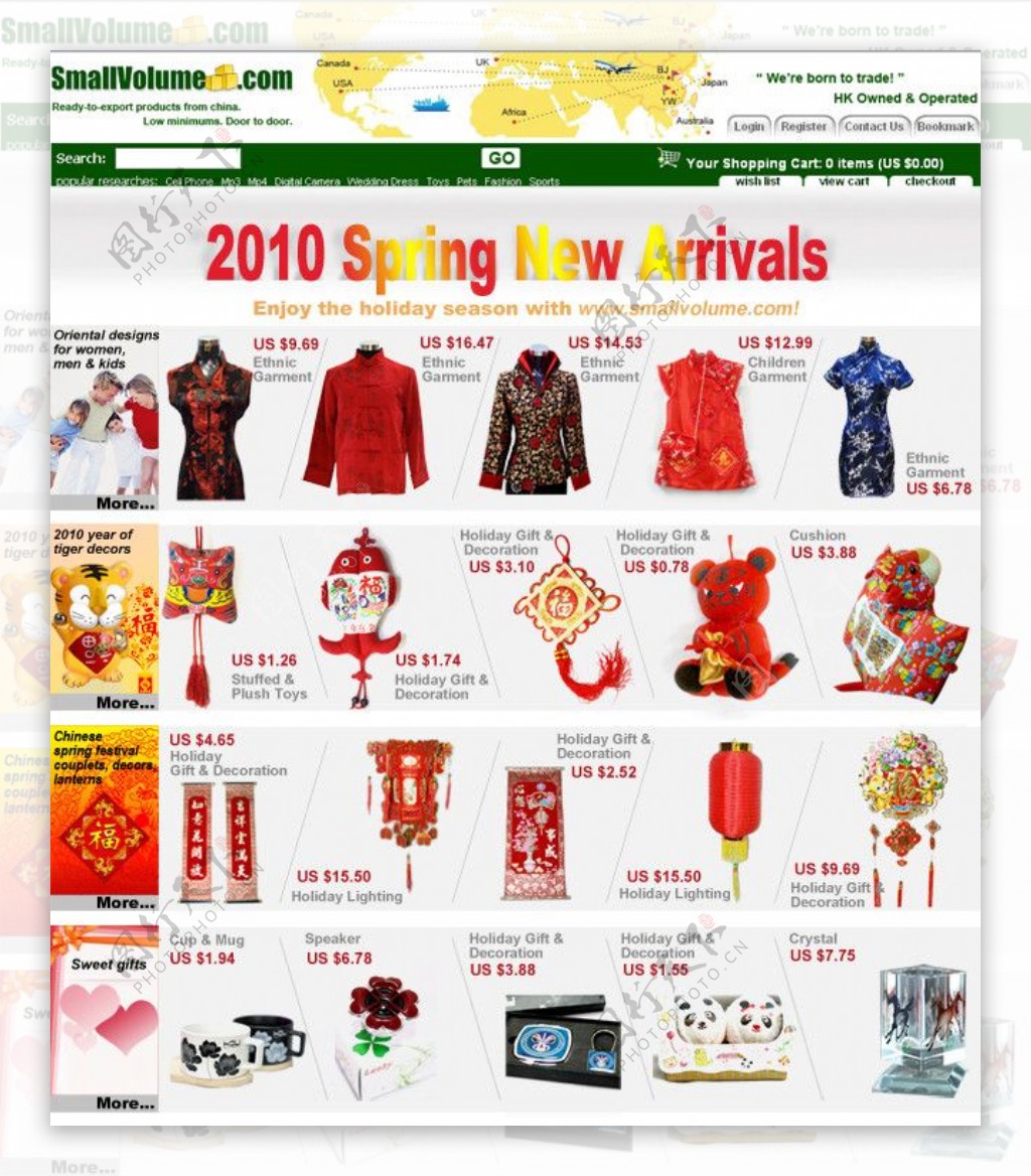 2010新品促销网页图片