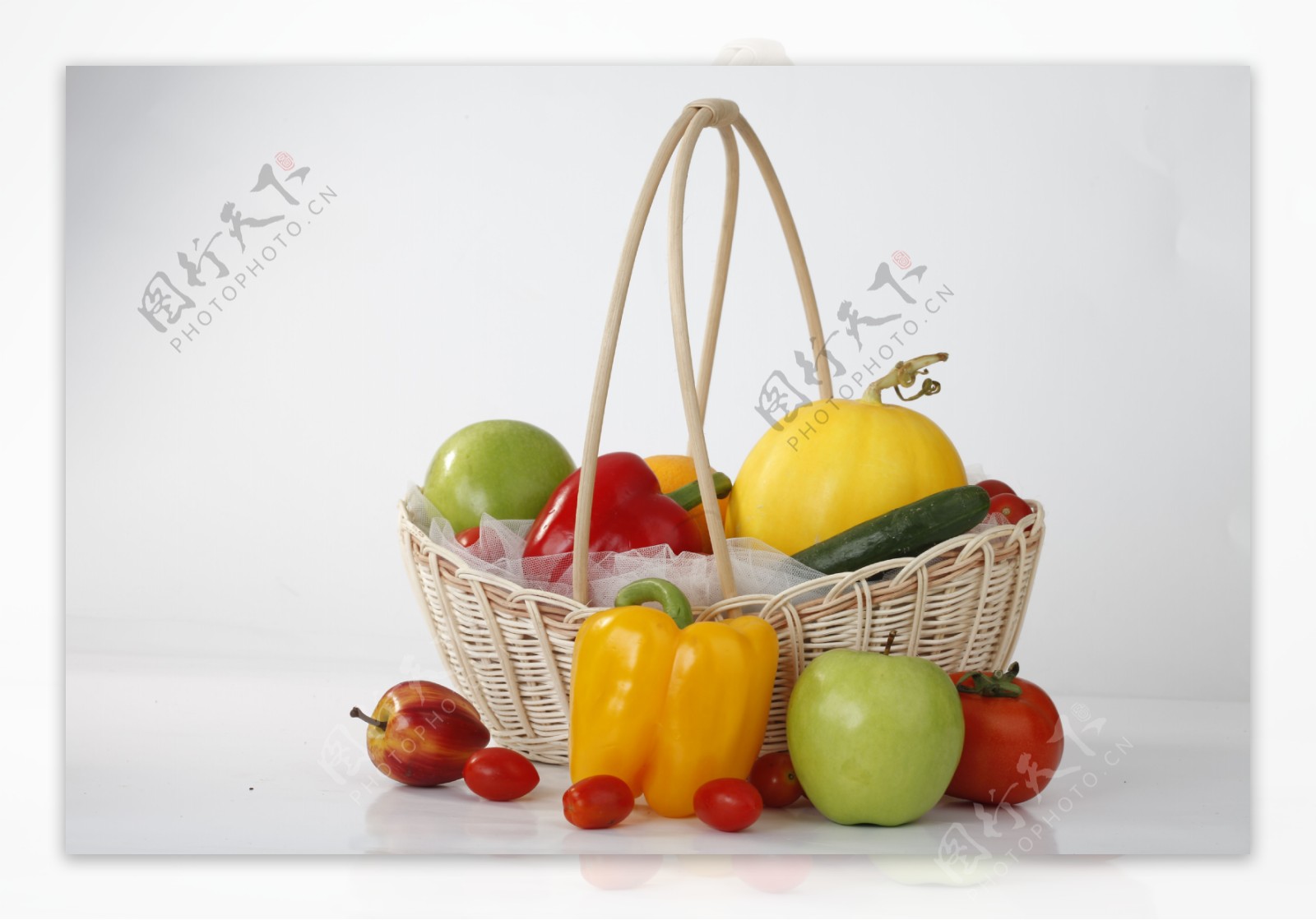水果素材水果篮新鲜水果水果蔬菜图片