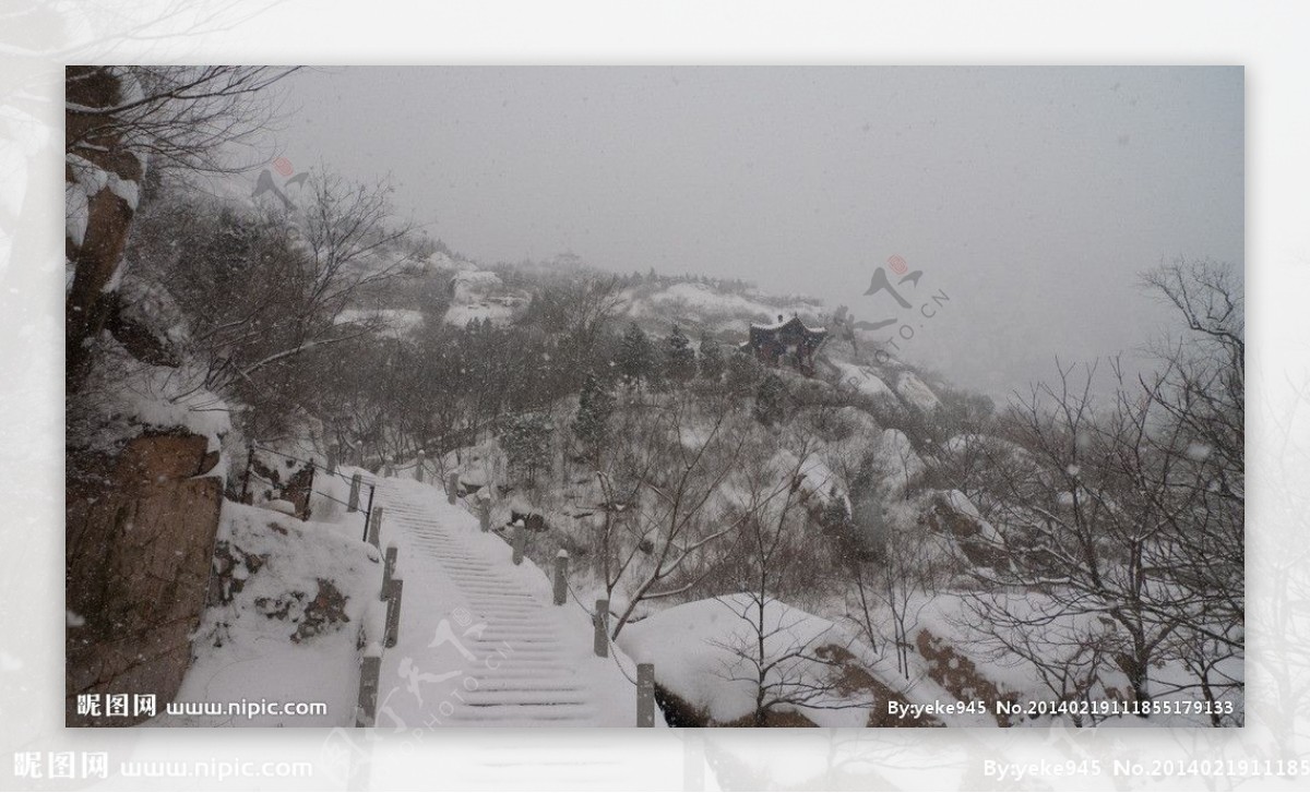 风雪凤凰岭图片