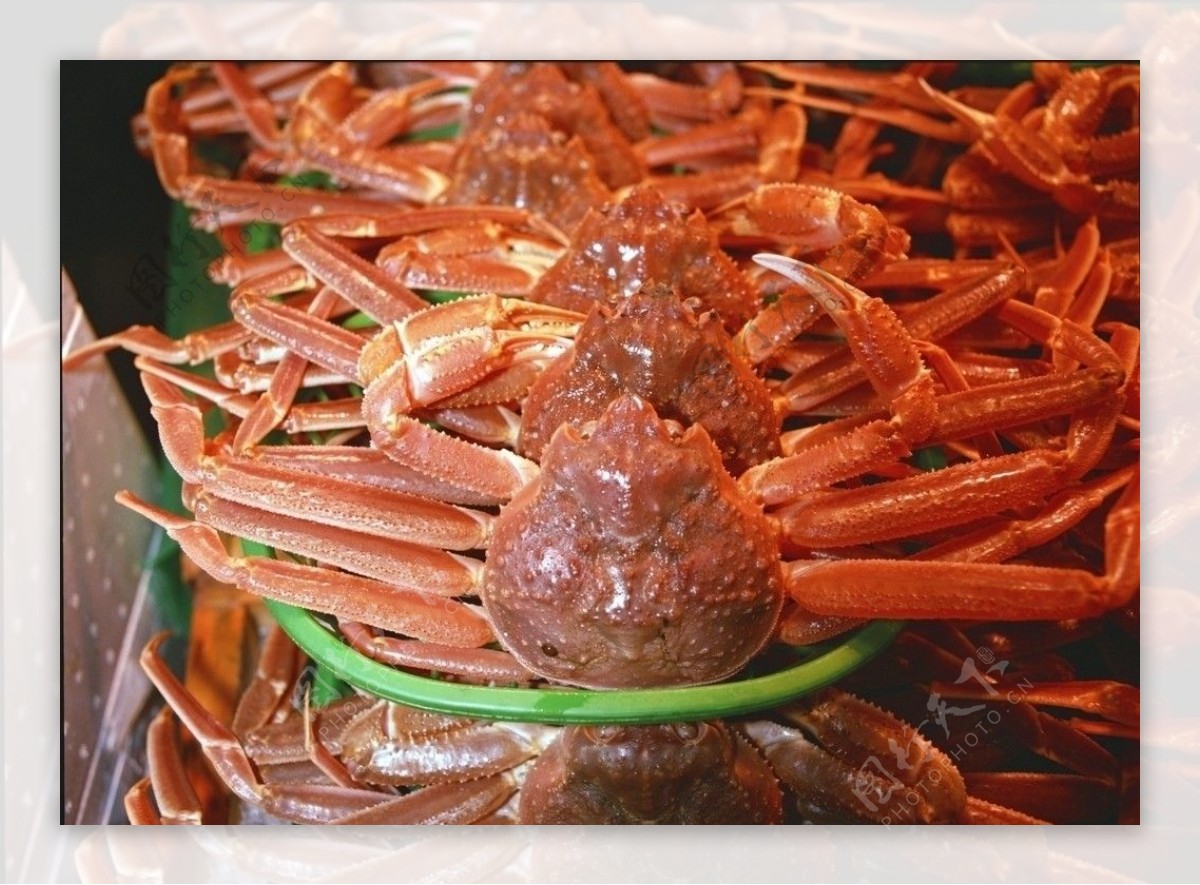 日本料理毛蟹图片