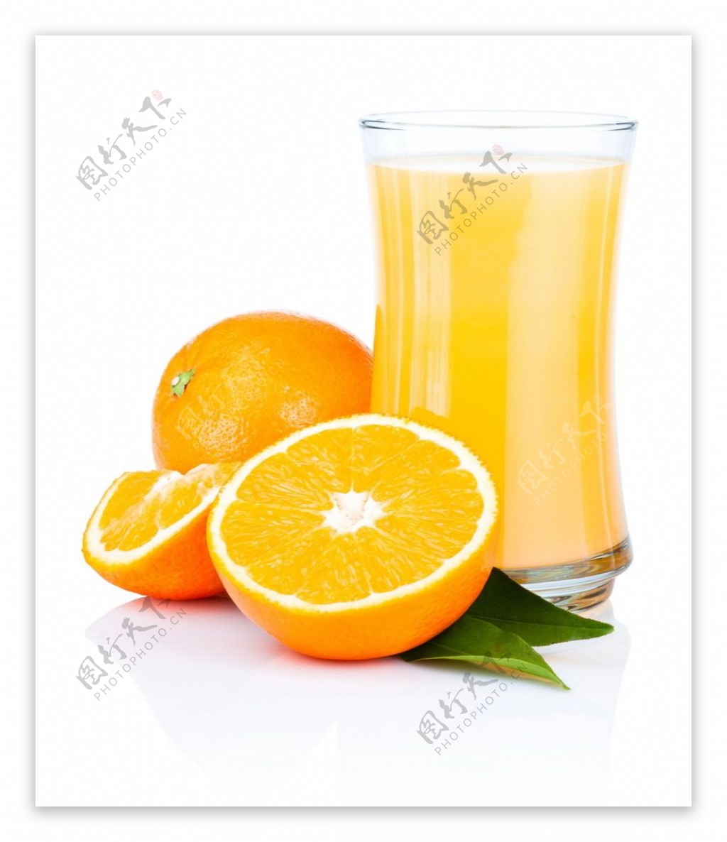 黄色橙汁图片