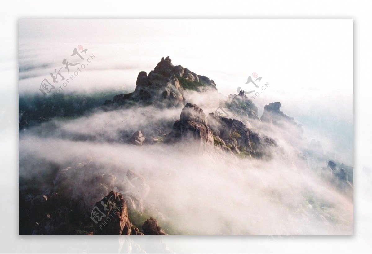 崂山云海图片