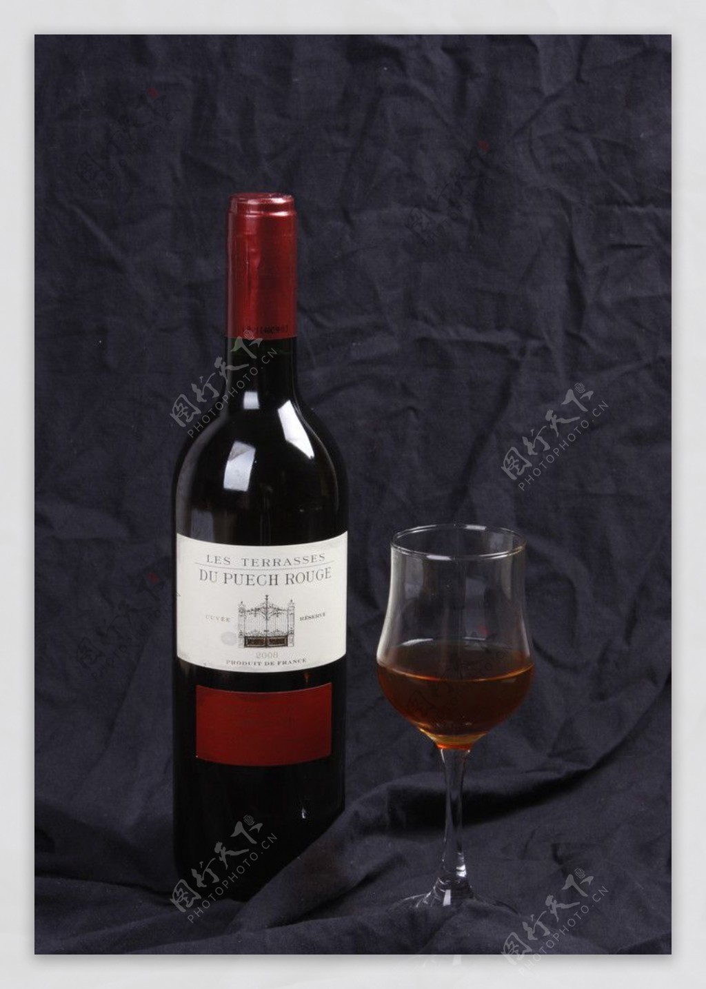 红酒酒杯景物摄影摄影图片