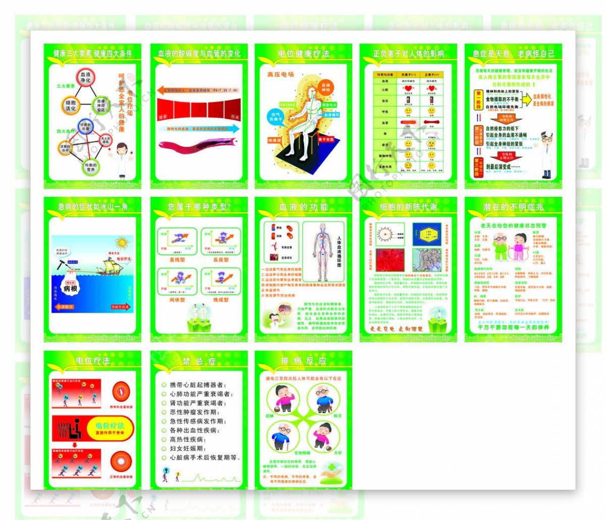 健康管理公益宣传展板图片