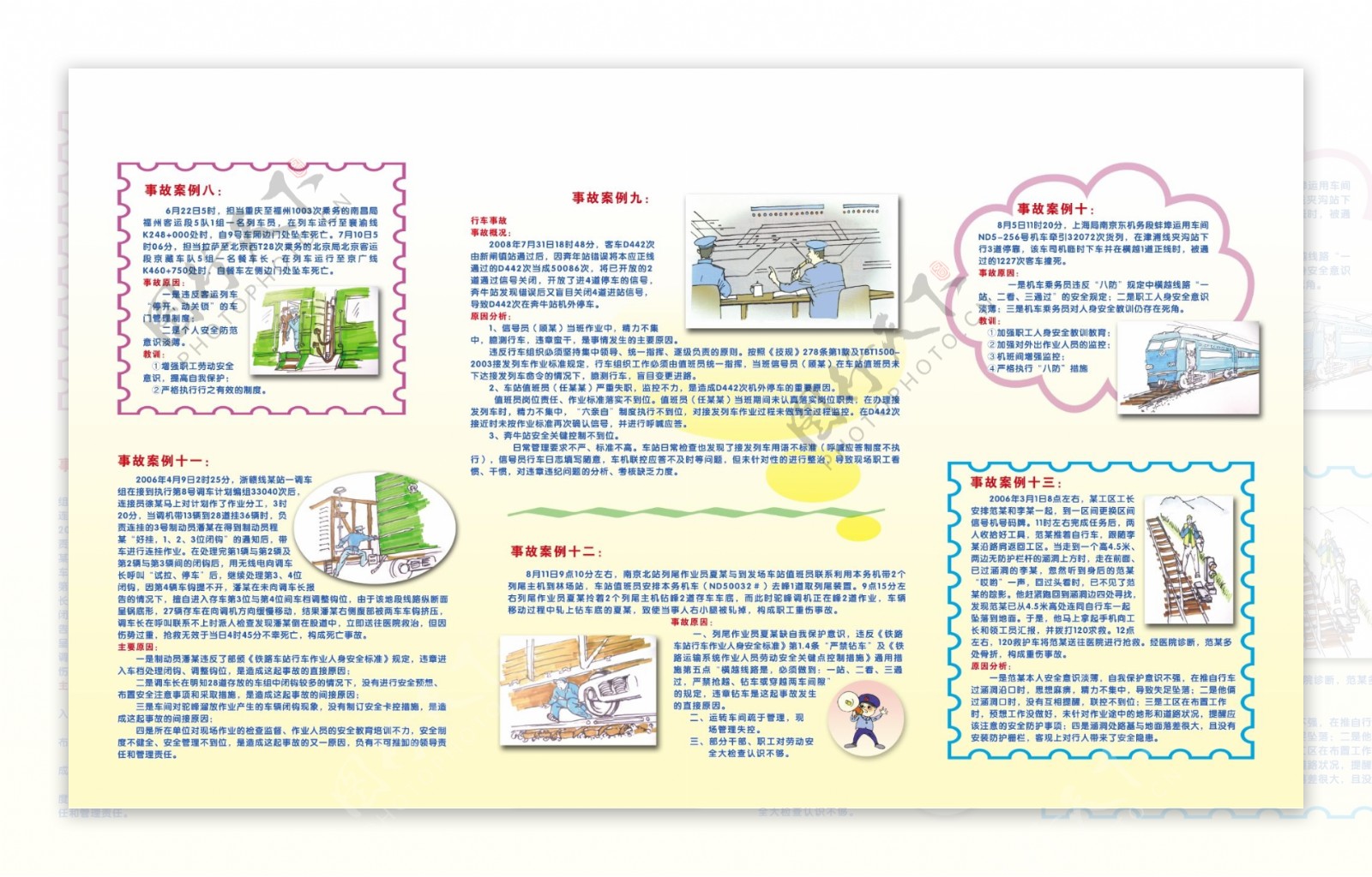 安全案例展板图片