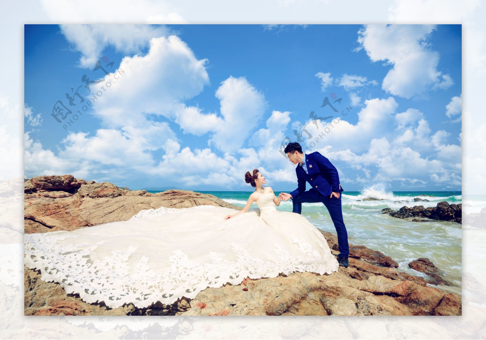2015年最新海景婚纱照图片