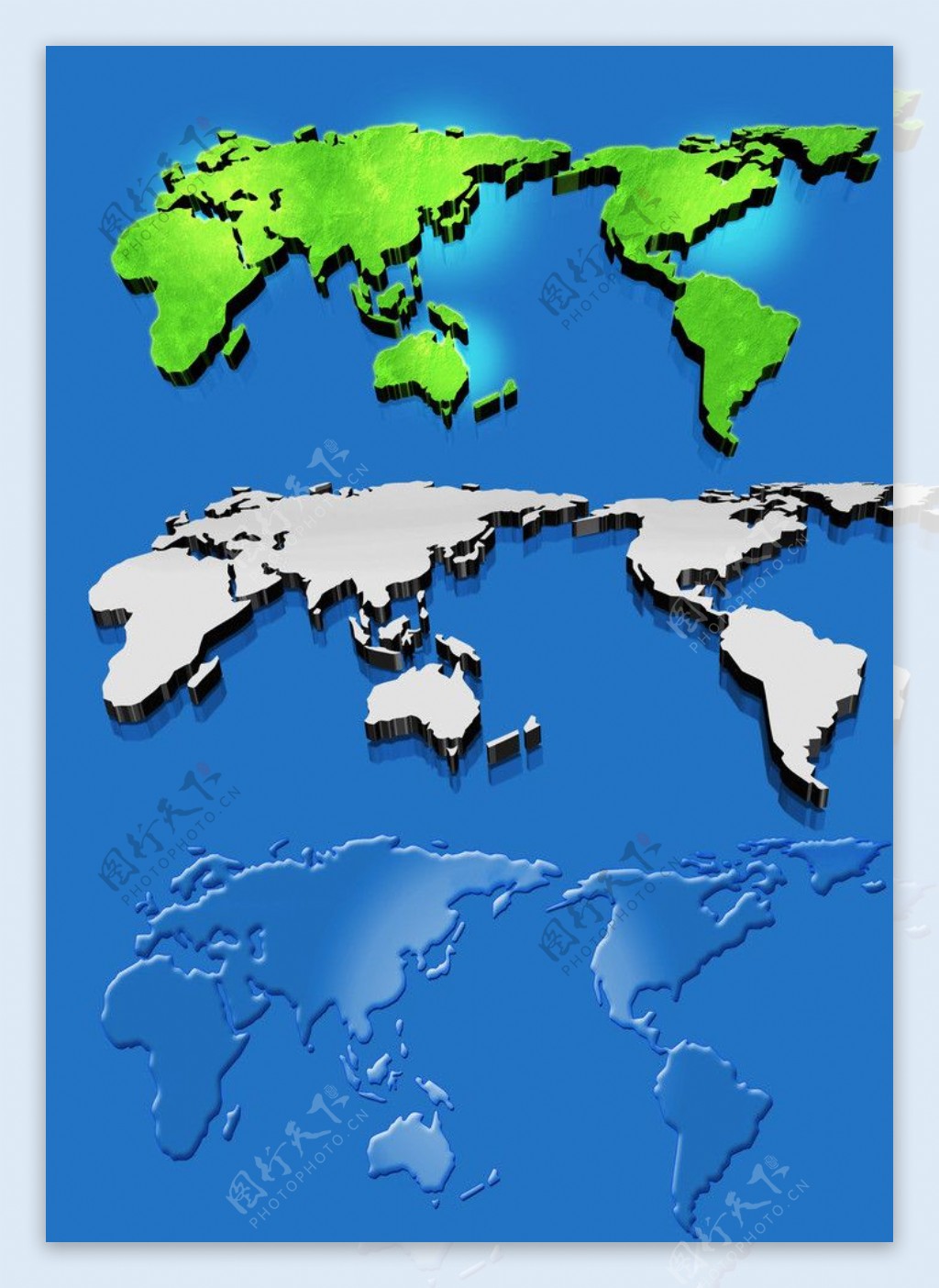 立体世界地形图图片