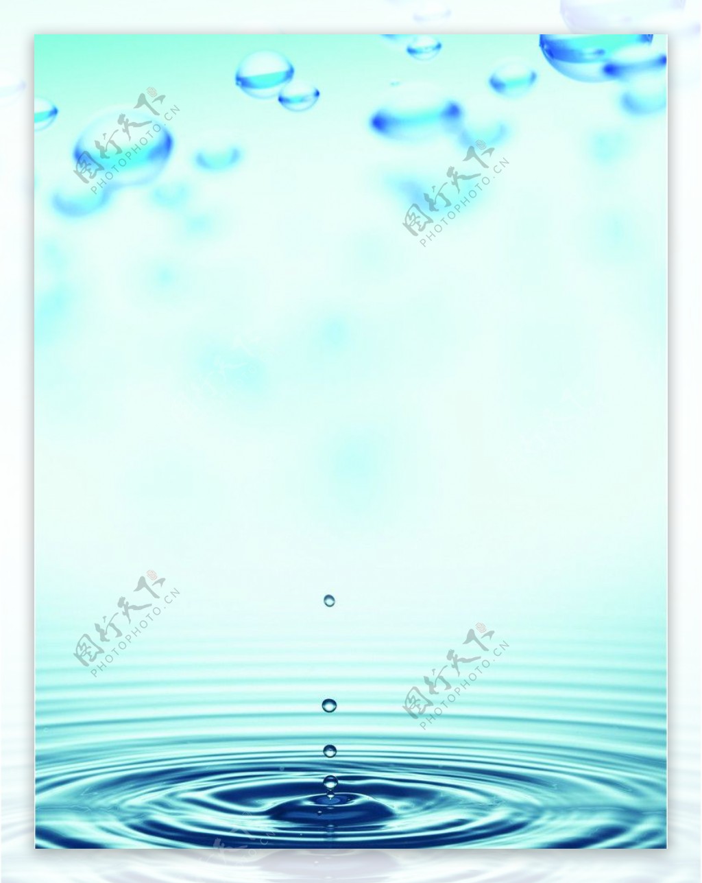 水滴水图片