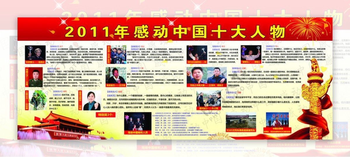 2011年感觉动中国十大人物图片