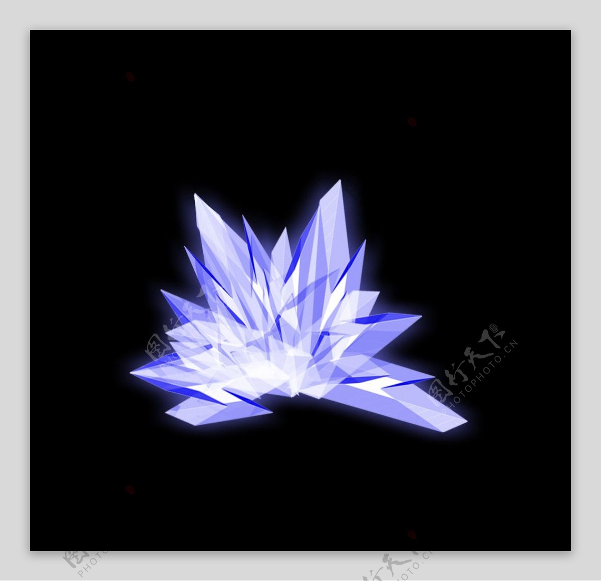 水晶蓝水晶游戏水晶图片