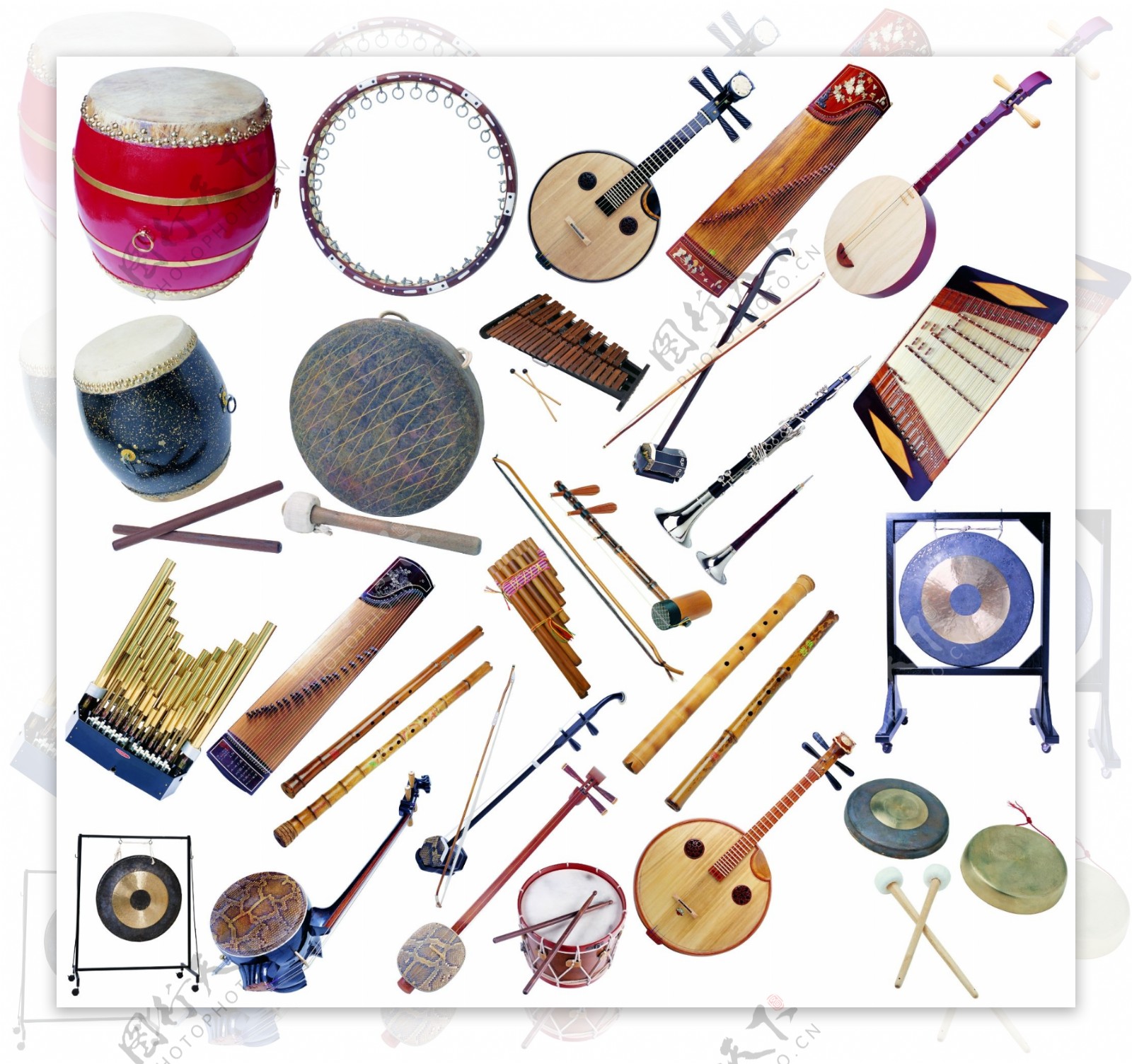 中式乐器图片