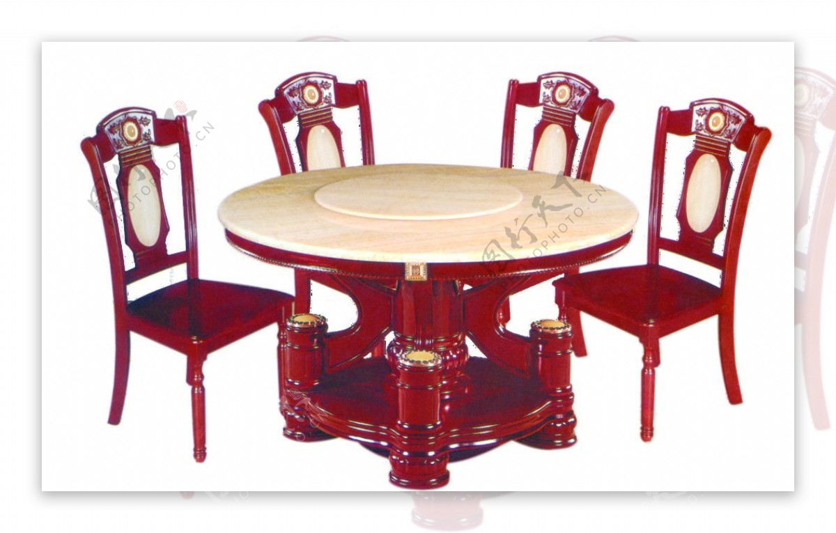红木餐桌图片