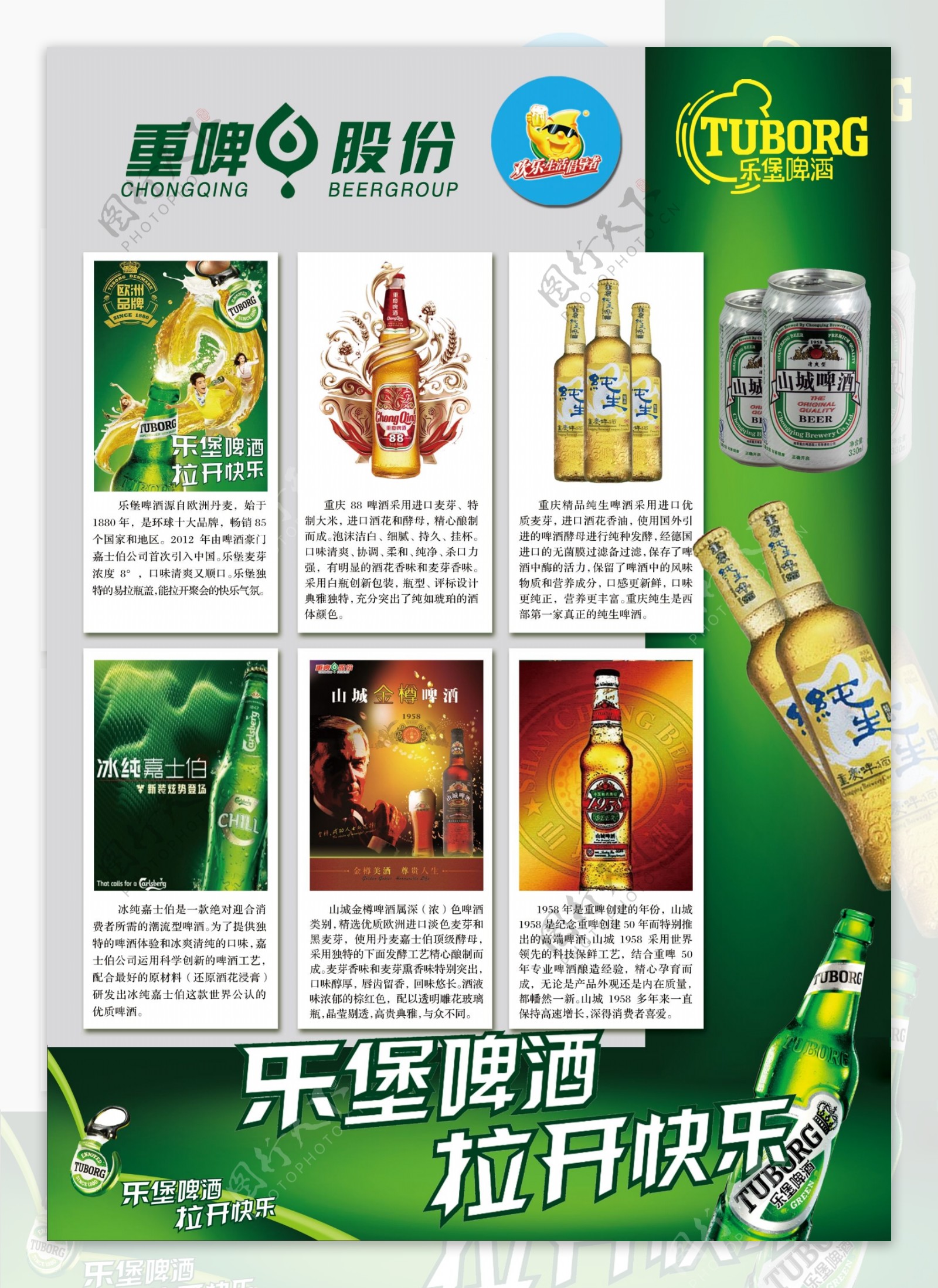 重庆啤酒DM单图片