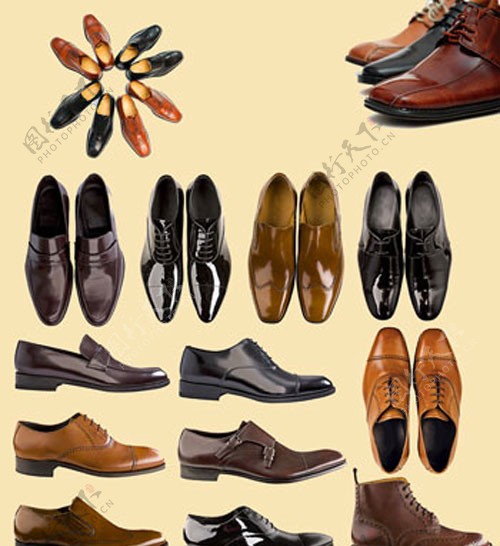皮鞋素材图片