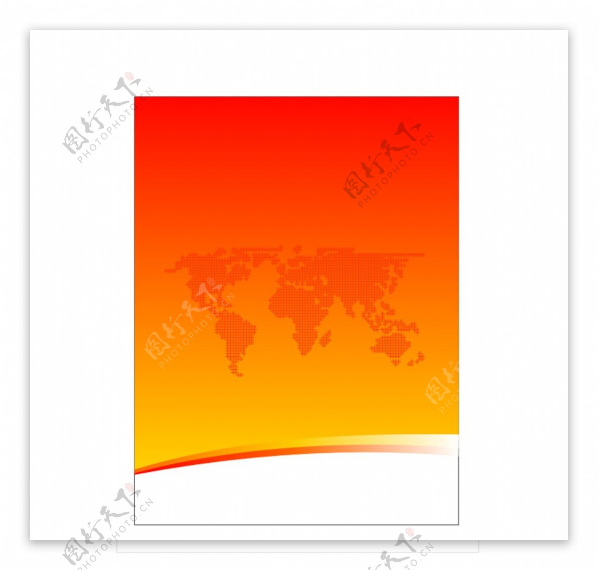 橘红色背景图图片