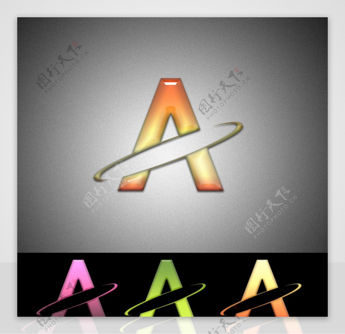 A字形Logo设计图片