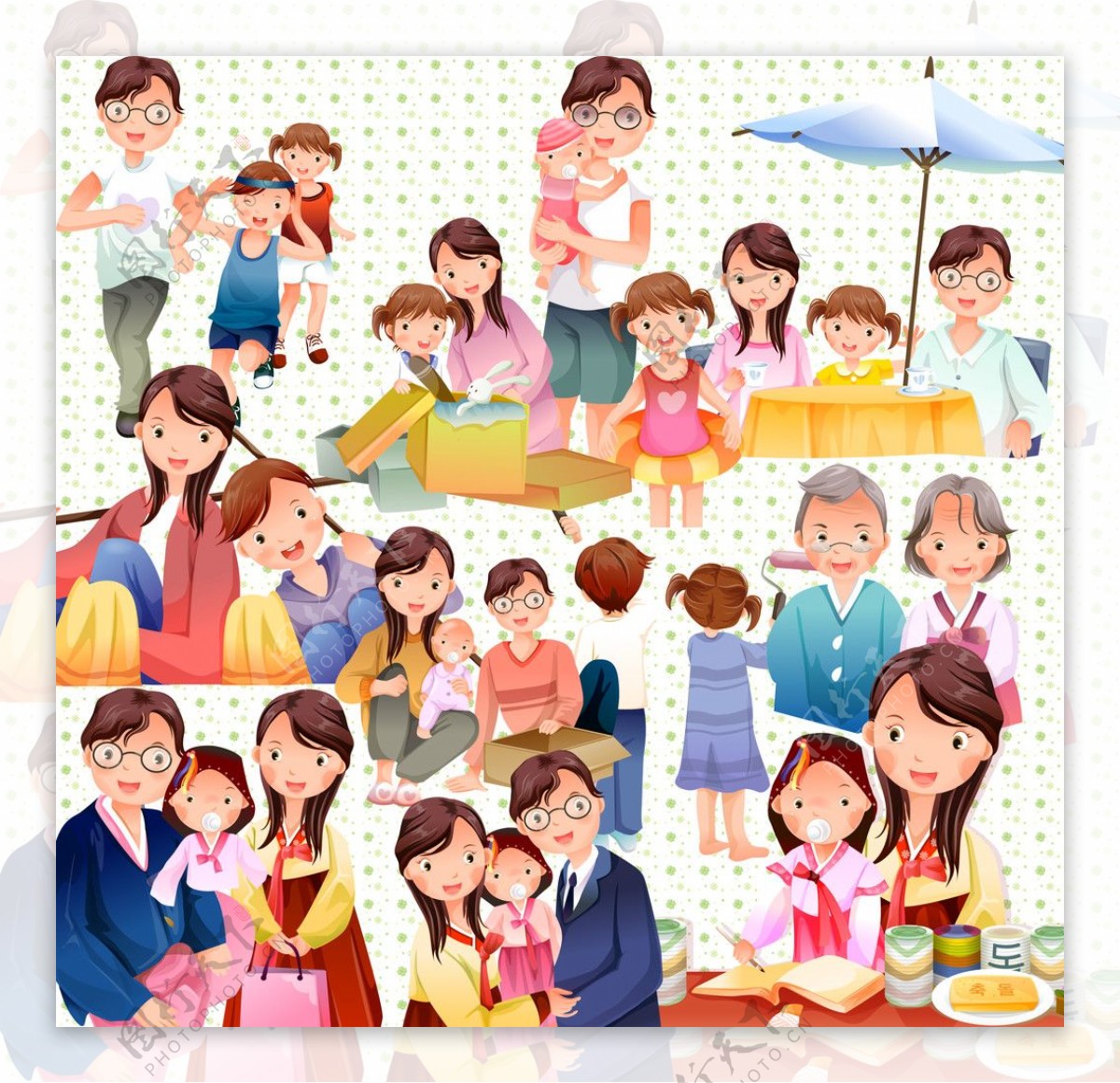 幸福家庭生活图片