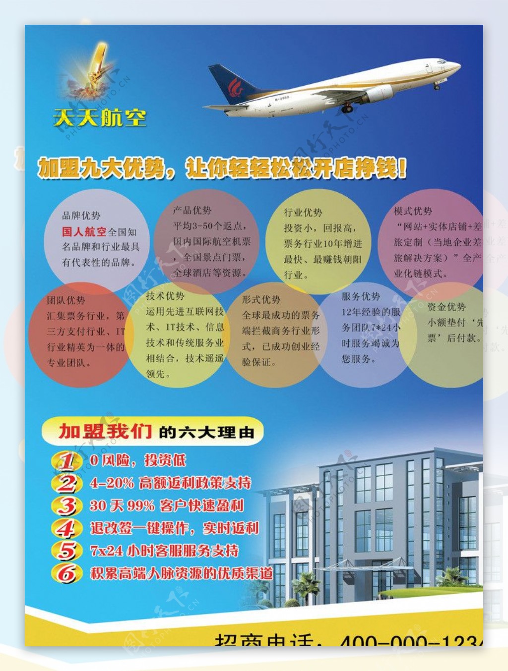 航空彩页图片