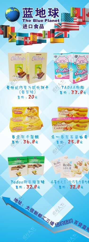 进口食品图片